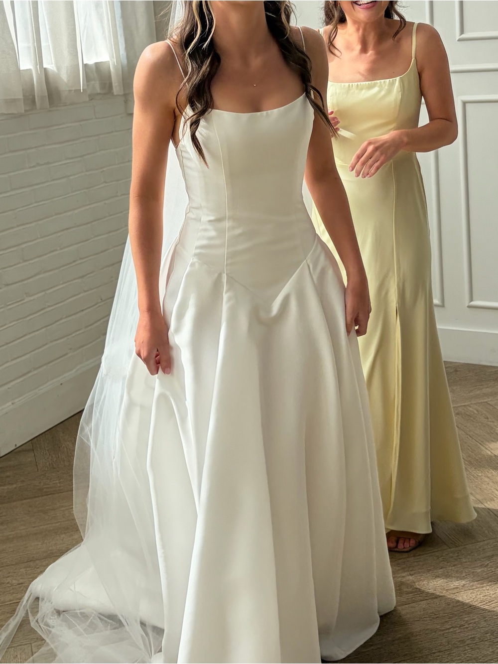 Ida Renhue Drop Waist A-Line Wedding Dress